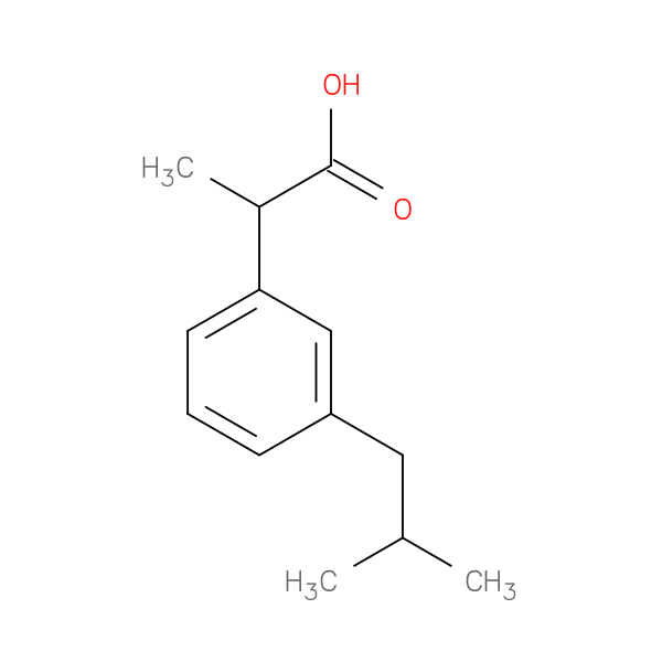 2-(3-isobutylphenyl)propanoic acid