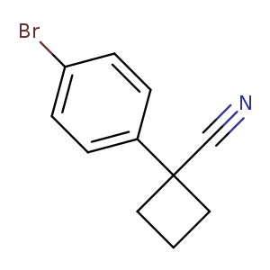 1-(4-Bromophenyl);cyclobutanecarbonitrile