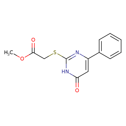 methyl 2-[(6-oxo-4-phenyl-1,6-dihydropyrimidin-2-yl)sulfanyl]acetate