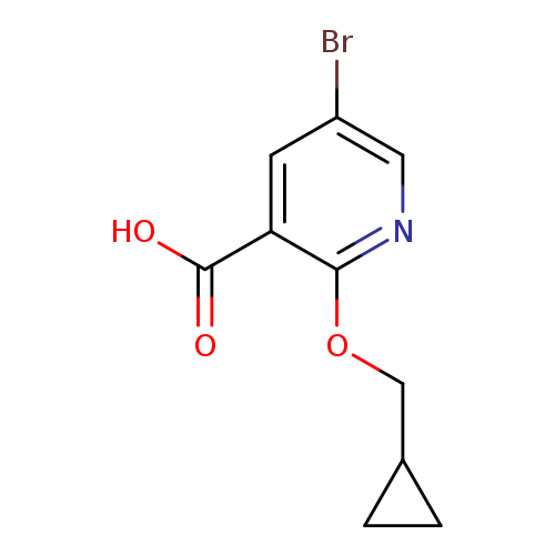 5-bromo-2-(cyclopropylmethoxy)pyridine-3-carboxylic acid