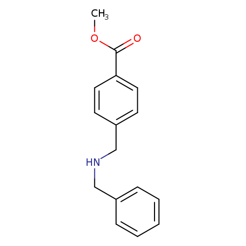 Benzoic acid, 4-[[(phenylmethyl)amino]methyl]-, methyl ester