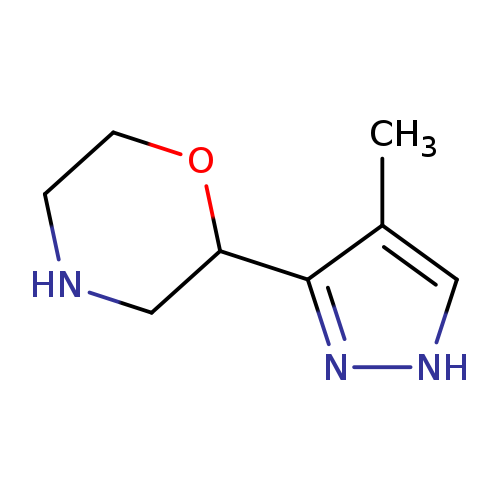 2-(4-methyl-1H-pyrazol-3-yl)morpholine