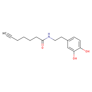 N-[2-(3,4-dihydroxyphenyl)ethyl]hept-6-ynamide