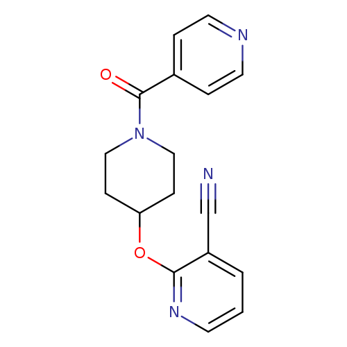 2-{[1-(pyridine-4-carbonyl)piperidin-4-yl]oxy}pyridine-3-carbonitrile
