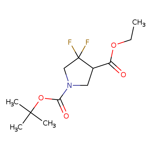1-tert-Butyl 3-ethyl 4,4-difluoropyrrolidine-1,3-dicarboxylate