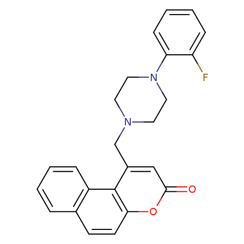 1-{[4-(2-fluorophenyl)piperazin-1-yl]methyl}-3H-benzo[f]chromen-3-one