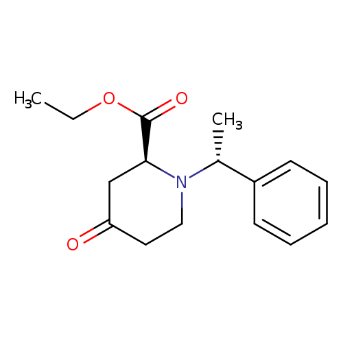 (S)-ethyl 4-oxo-1-((R)-1-phenylethyl)piperidine-2-carboxylate