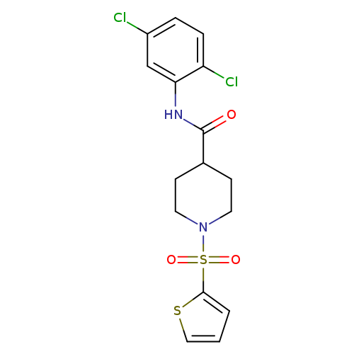 N-(2,5-dichlorophenyl)-1-(thiophene-2-sulfonyl)piperidine-4-carboxamide