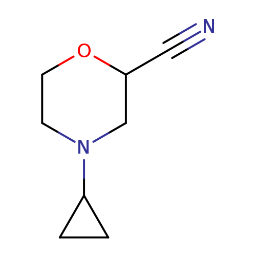 4-cyclopropylmorpholine-2-carbonitrile