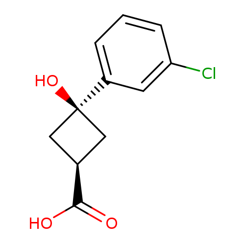 (1s,3s)-3-(3-chlorophenyl)-3-hydroxycyclobutane-1-carboxylicacid