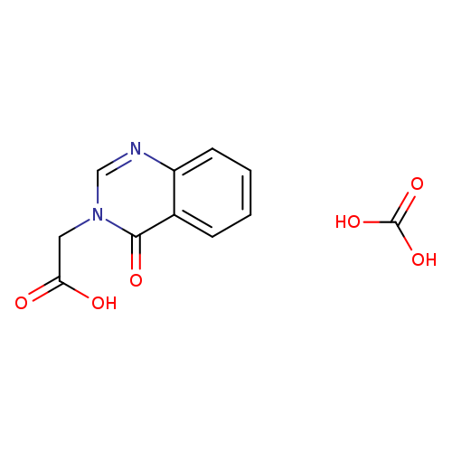 (4-oxo-3(4H)-quinazolinyl)acetic acid - carbonic acid (2:1)