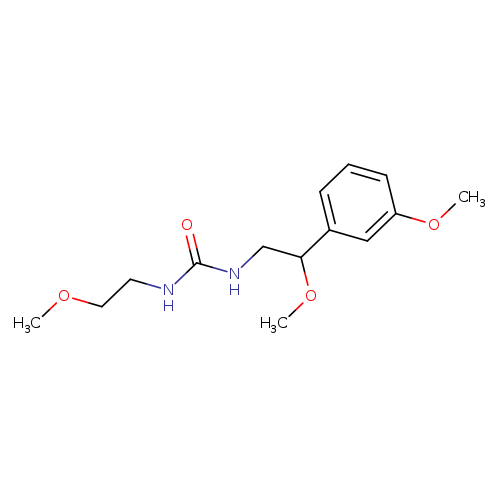 1-[2-methoxy-2-(3-methoxyphenyl)ethyl]-3-(2-methoxyethyl)urea