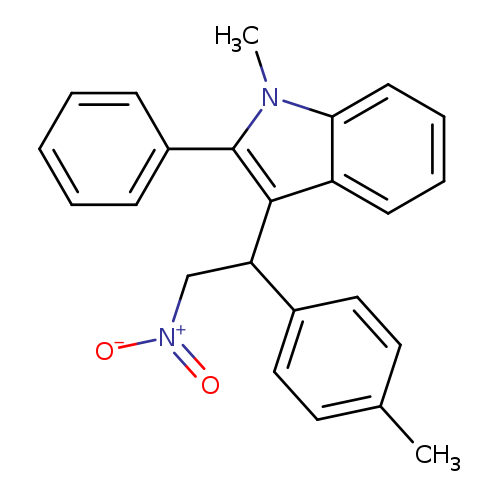 1-methyl-3-[1-(4-methylphenyl)-2-nitroethyl]-2-phenyl-1H-indole