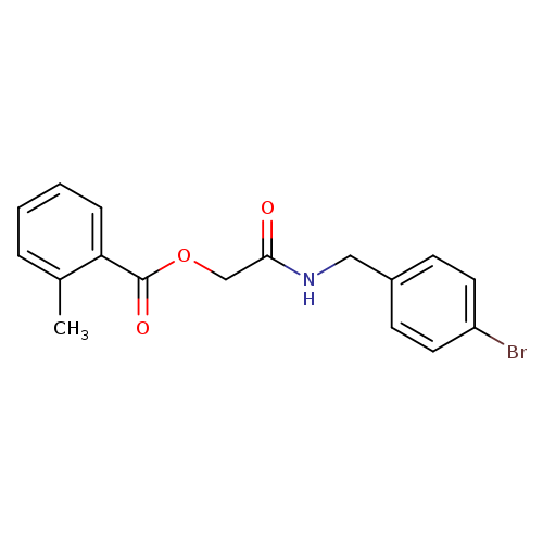 {[(4-bromophenyl)methyl]carbamoyl}methyl 2-methylbenzoate