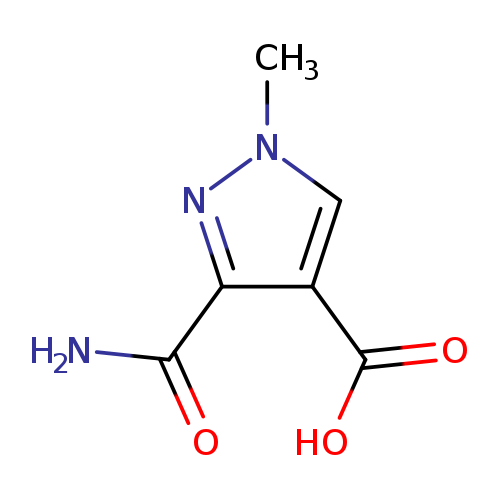 3-carbamoyl-1-methyl-1H-pyrazole-4-carboxylic acid