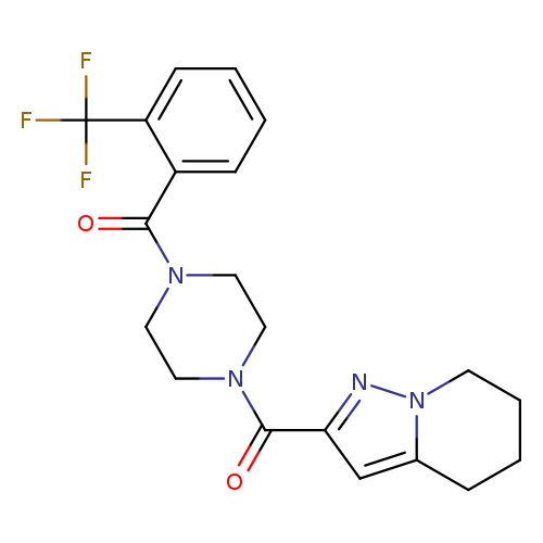 1-{4H,5H,6H,7H-pyrazolo[1,5-a]pyridine-2-carbonyl}-4-[2-(trifluoromethyl)benzoyl]piperazine