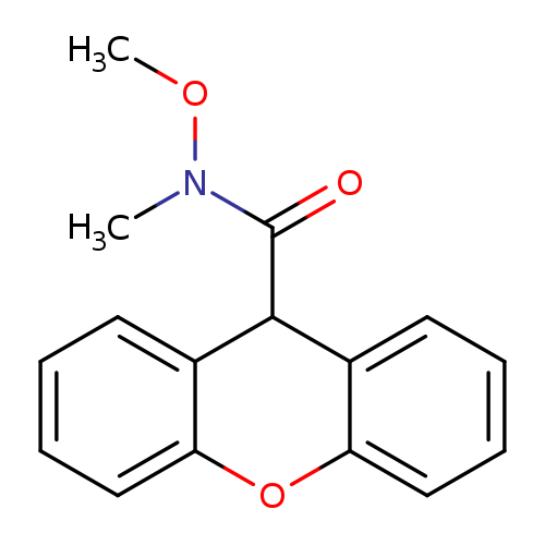 N-methoxy-N-methyl-9H-xanthene-9-carboxamide
