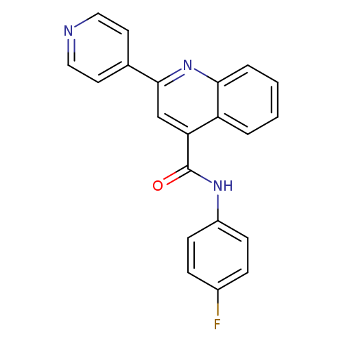 N-(4-fluorophenyl)-2-(pyridin-4-yl)quinoline-4-carboxamide