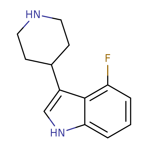 4-Fluoro-3-(piperidin-4-yl)-1H-indole