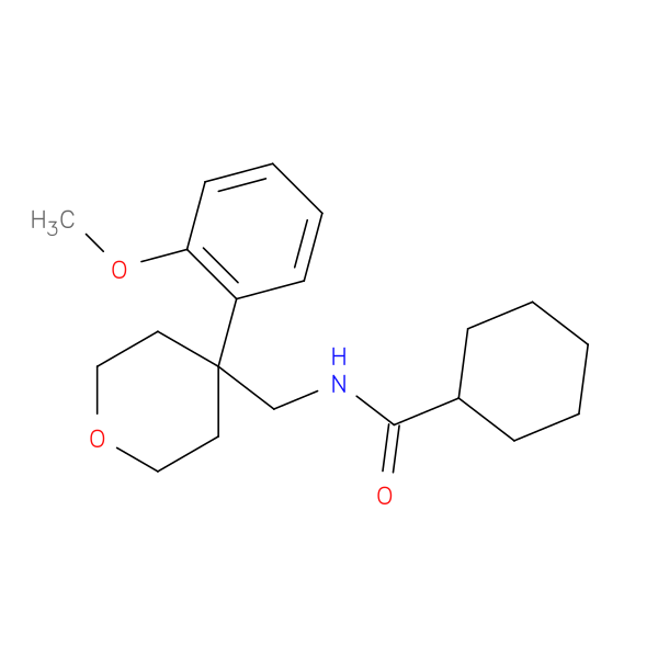 N-{[4-(2-methoxyphenyl)oxan-4-yl]methyl}cyclohexanecarboxamide