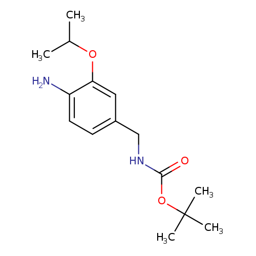 tert-butyl n-{[4-amino-3-(propan-2-yloxy)phenyl]methyl}carbamate