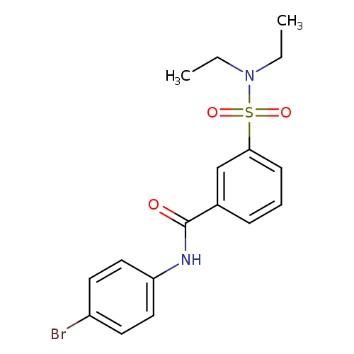 N-(4-bromophenyl)-3-[(diethylamino)sulfonyl]benzamide