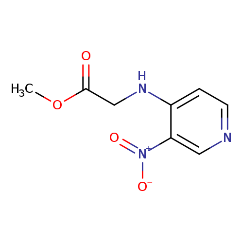 Methyl 2-[(3-nitropyridin-4-yl)amino]acetate