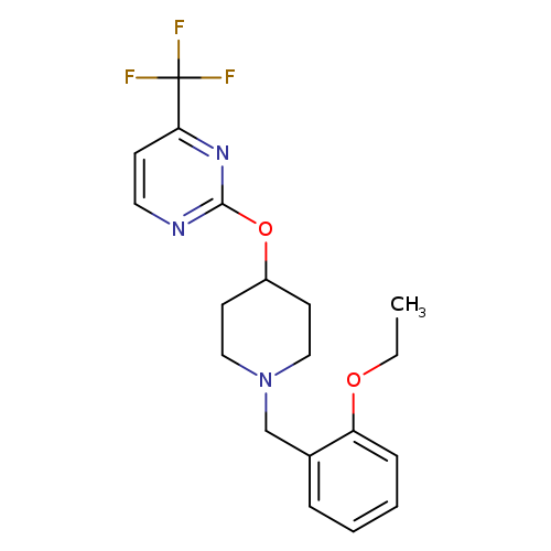 2-({1-[(2-ethoxyphenyl)methyl]piperidin-4-yl}oxy)-4-(trifluoromethyl)pyrimidine