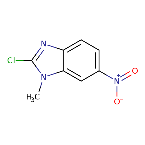 1H-Benzimidazole, 2-chloro-1-methyl-6-nitro-