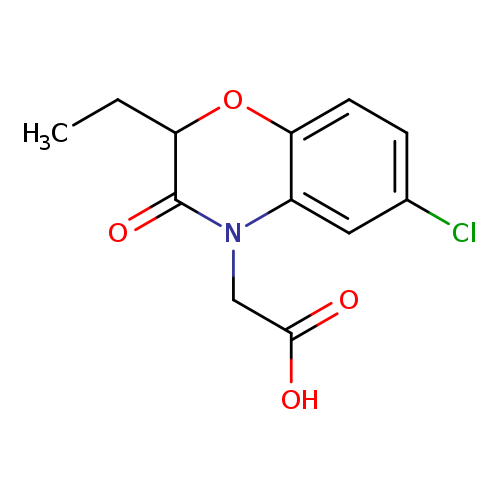 2-(6-Chloro-2-ethyl-3-oxo-2H-benzo[b][1,4]oxazin-4(3H)-yl)acetic acid