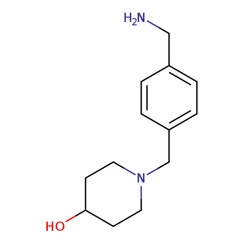 1-([4-(Aminomethyl)phenyl]methyl)piperidin-4-ol
