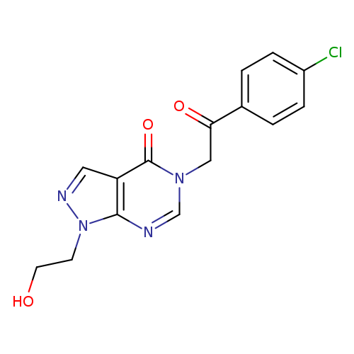 5-[2-(4-chlorophenyl)-2-oxoethyl]-1-(2-hydroxyethyl)-1H,4H,5H-pyrazolo[3,4-d]pyrimidin-4-one