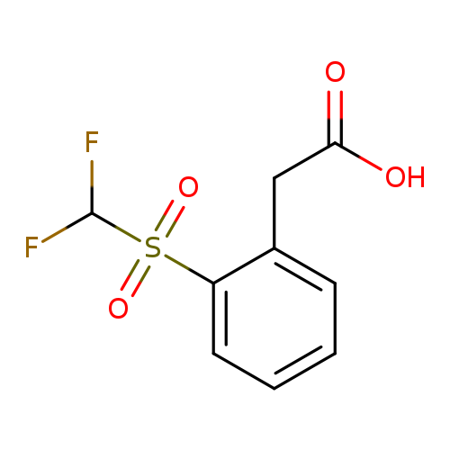 2-(2-difluoromethanesulfonylphenyl)acetic acid
