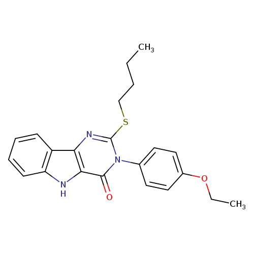 2-(butylsulfanyl)-3-(4-ethoxyphenyl)-3H,4H,5H-pyrimido[5,4-b]indol-4-one
