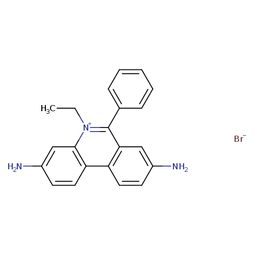 Phenanthridinium, 3,8-diamino-5-ethyl-6-phenyl-, bromide (1:1)