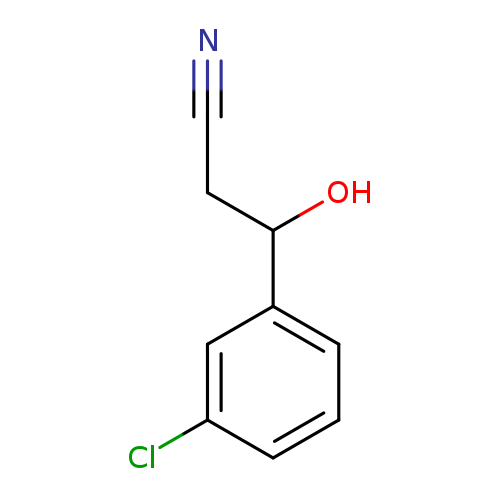 3-(3-chlorophenyl)-3-hydroxypropanenitrile