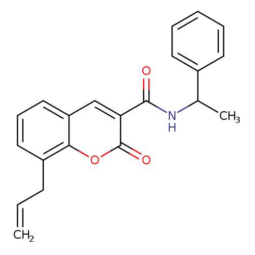 2-oxo-N-(1-phenylethyl)-8-(prop-2-en-1-yl)-2H-chromene-3-carboxamide