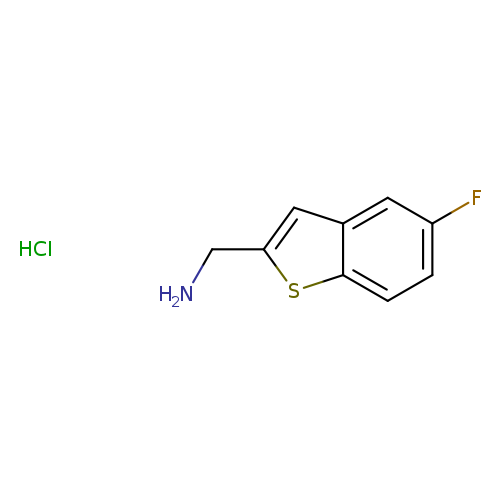 (5-fluoro-1-benzothiophen-2-yl)methanamine hydrochloride