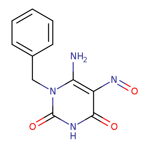 6-amino-1-benzyl-5-nitroso-1,2,3,4-tetrahydropyrimidine-2,4-dione