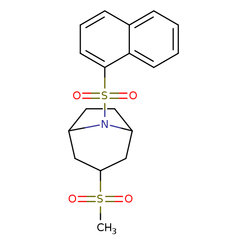 3-methanesulfonyl-8-(naphthalene-1-sulfonyl)-8-azabicyclo[3.2.1]octane