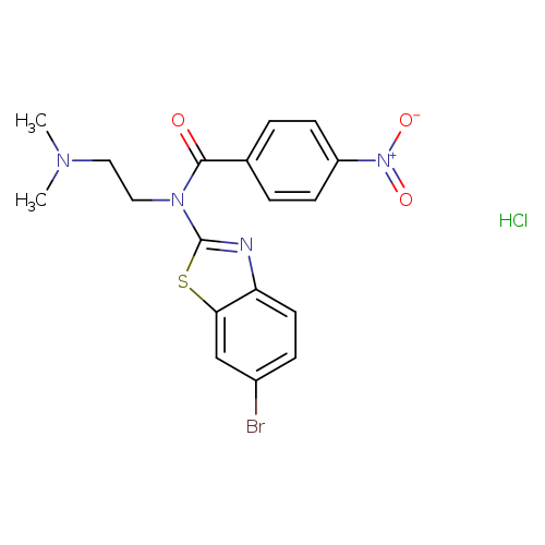 N-(6-bromo-1,3-benzothiazol-2-yl)-N-[2-(dimethylamino)ethyl]-4-nitrobenzamide hydrochloride