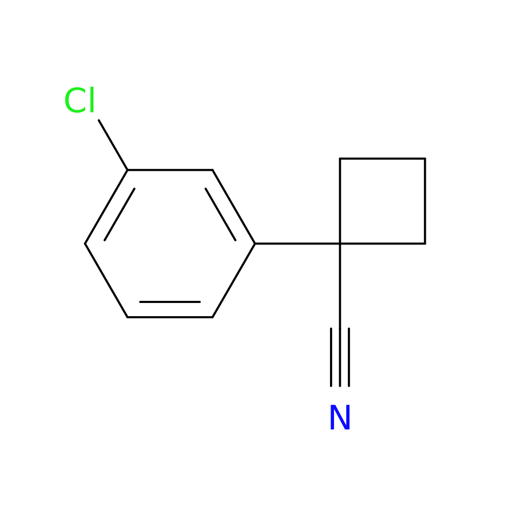 1-(3-Chlorophenyl)cyclobutanecarbonitrile