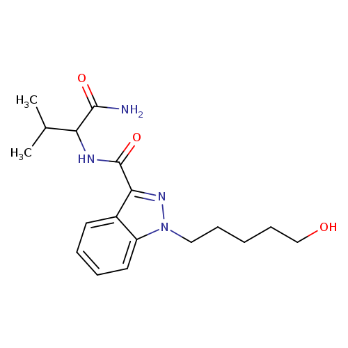 N-(1-amino-3-methyl-1-oxobutan-2-yl)-1-(5-hydroxypentyl)-1H-indazole-3-carboxamide