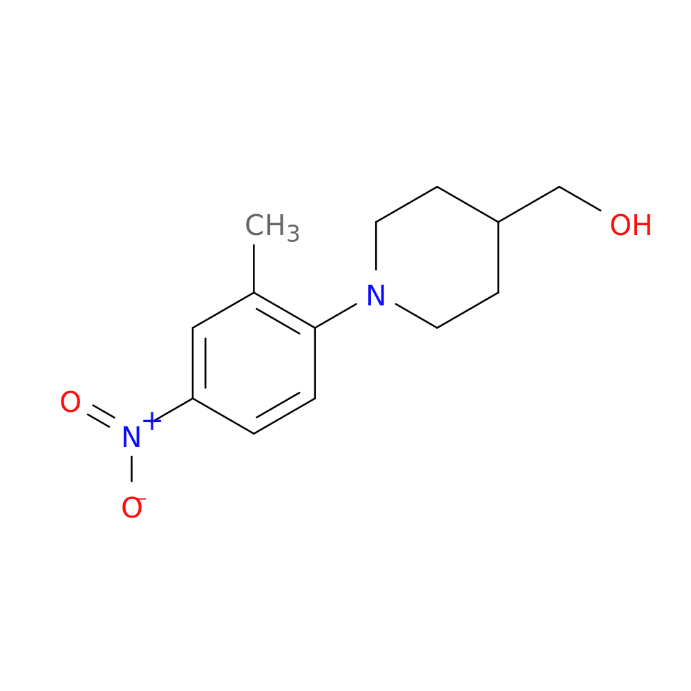 [1-(2-Methyl-4-nitrophenyl)piperidin-4-yl]methanol
