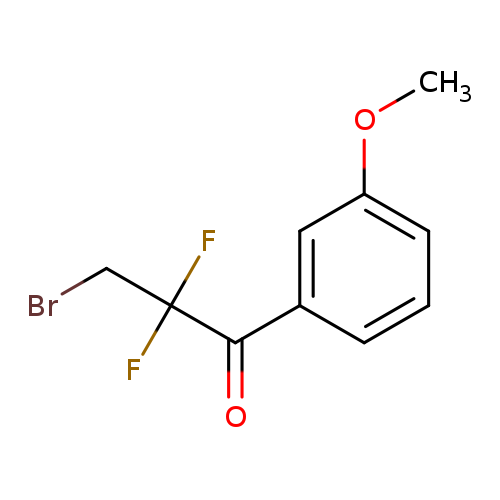3-bromo-2,2-difluoro-1-(3-methoxyphenyl)propan-1-one