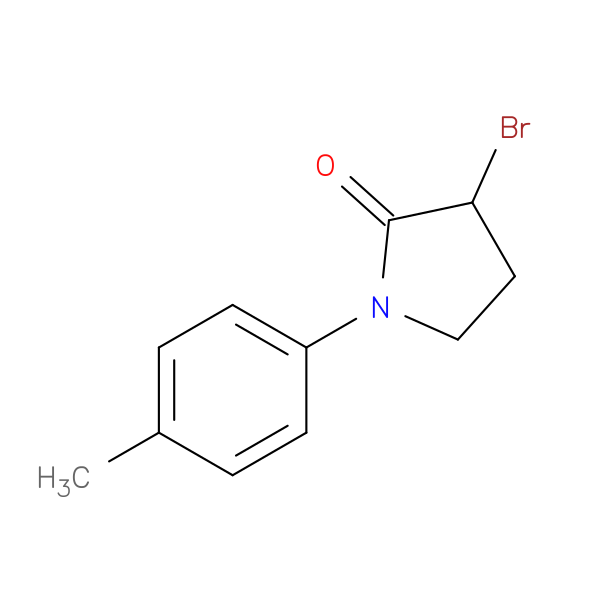 3-bromo-1-(4-methylphenyl)pyrrolidin-2-one