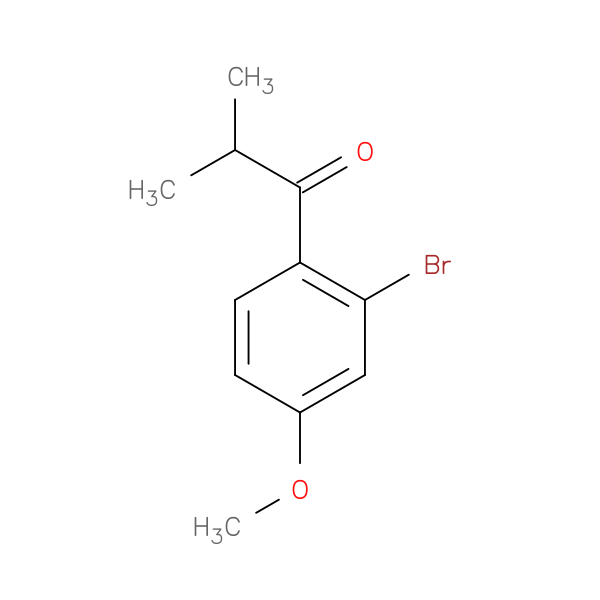 1-(2-bromo-4-methoxyphenyl)-2-methylpropan-1-one