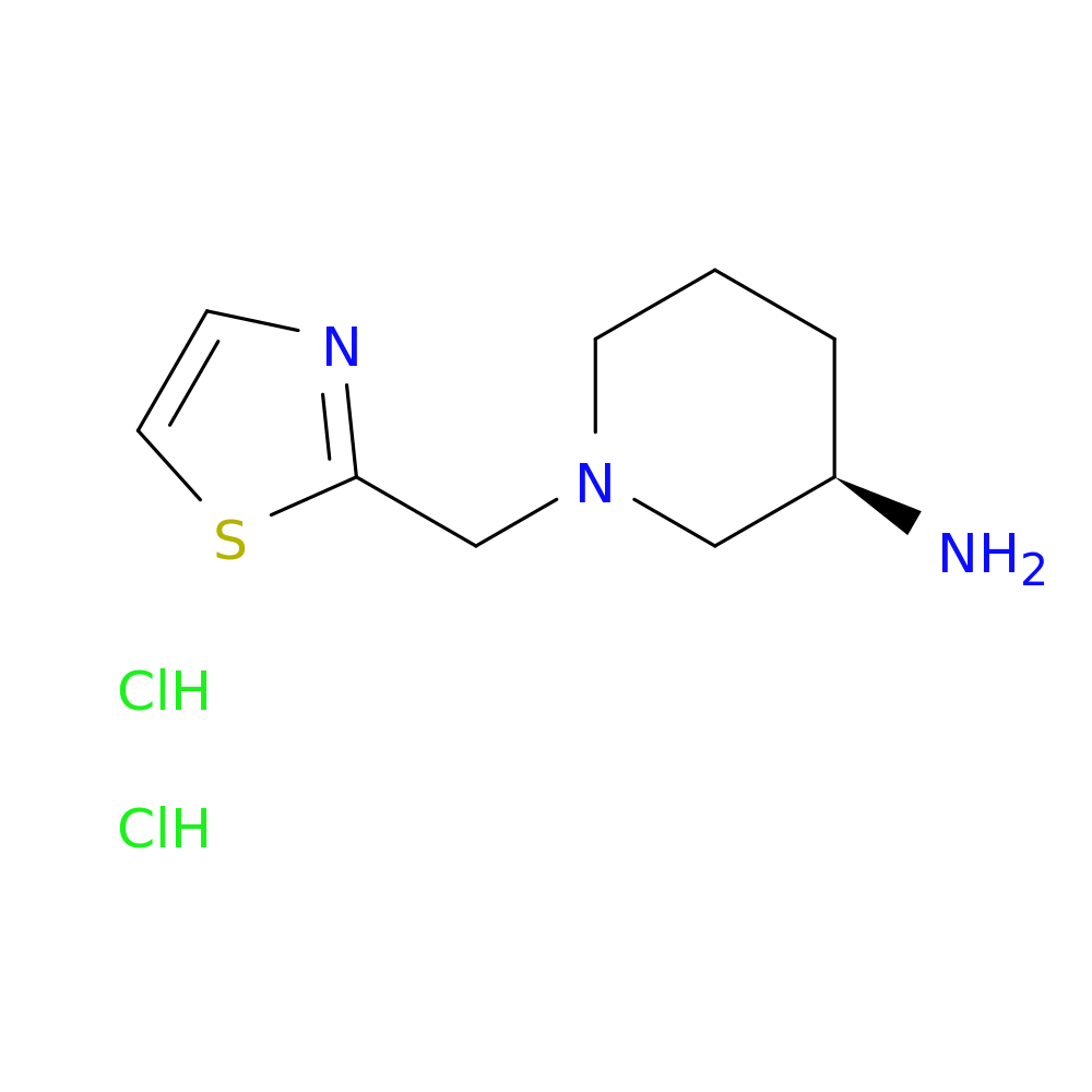 (3R)-1-[(1,3-thiazol-2-yl)methyl]piperidin-3-amine dihydrochloride