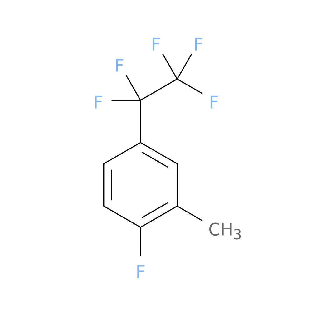 1-(Pentafluoroethyl)-4-fluoro-3-methyl-benzene