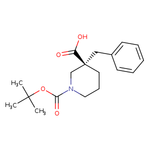 1,3-Piperidinedicarboxylic acid, 3-(phenylmethyl)-, 1-(1,1-dimethylethyl) ester, (3R)-